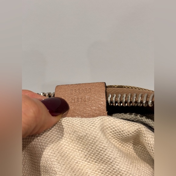 Authentic Pre-Owned Gucci Bamboo Bar Shoulder Bag GG Canvas Medium - Picture 11 of 17